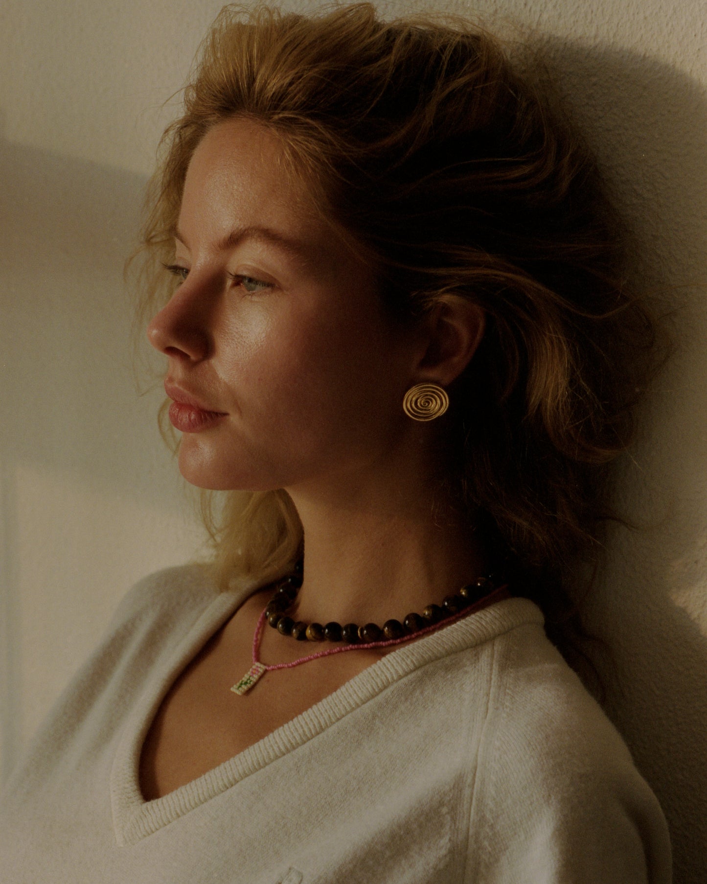 BALL NECKLACE, EYE OF THE TIGER