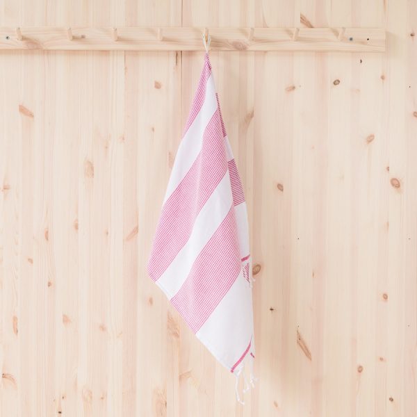 POUTA HAMAM - HAND TOWEL, PINK