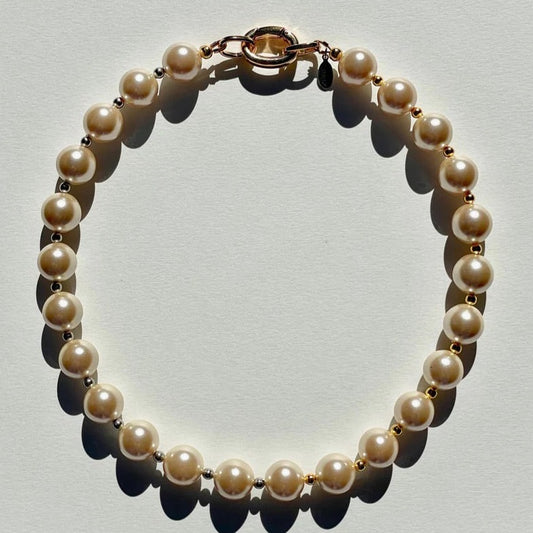 Chunky mixed Metals necklace