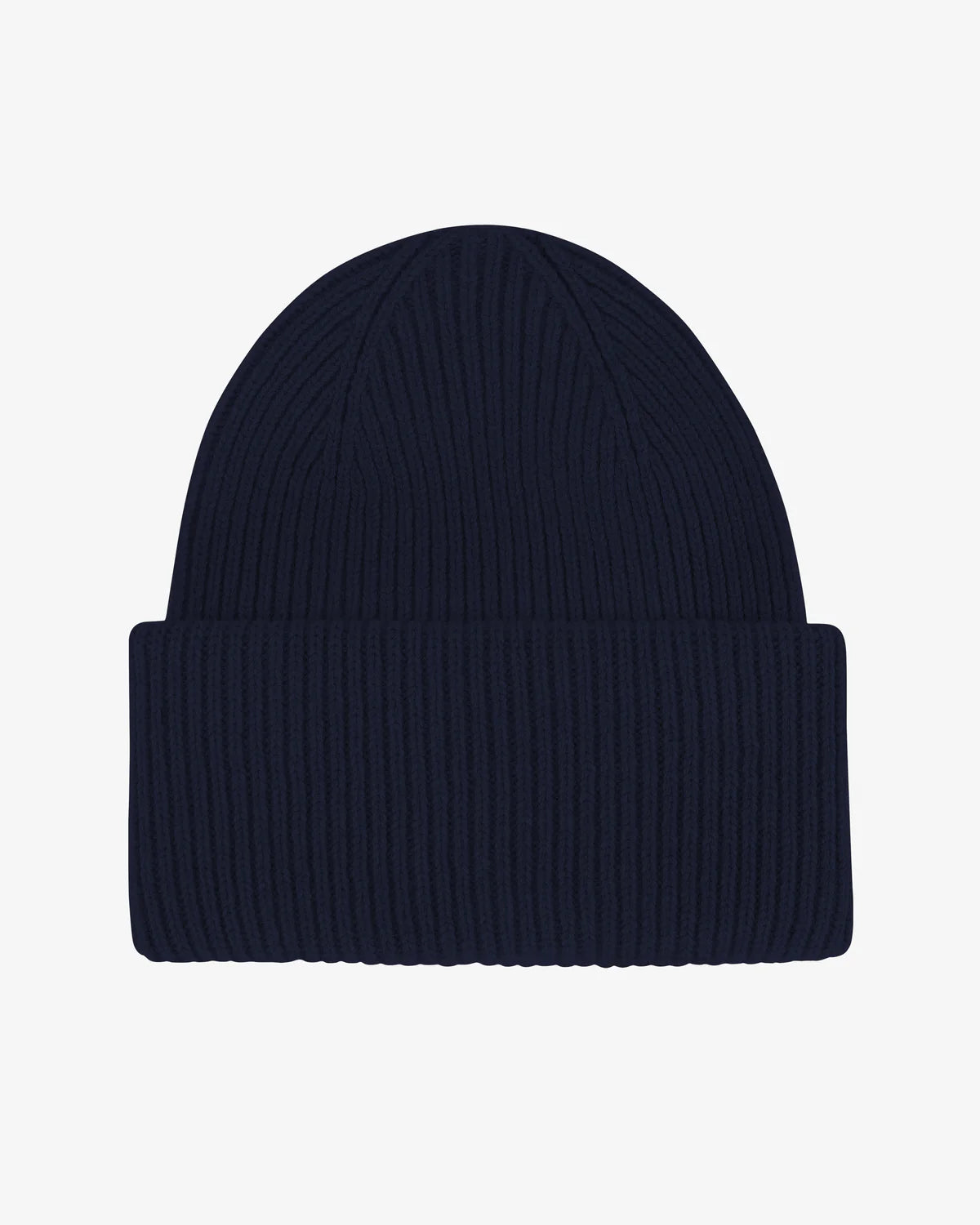 MERINO WOOL HAT, NAVY BLUE