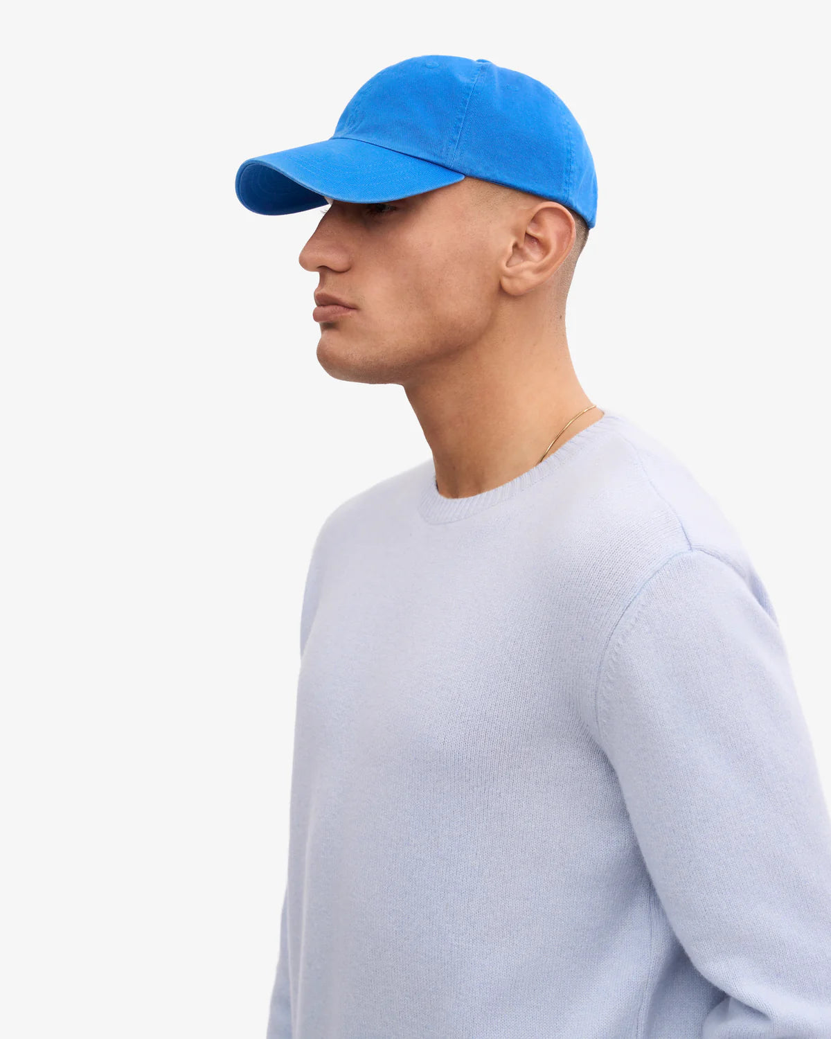 ORGANIC COTTON CAP, PACIFIC BLUE