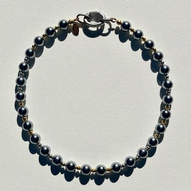 Mixed metals necklace
