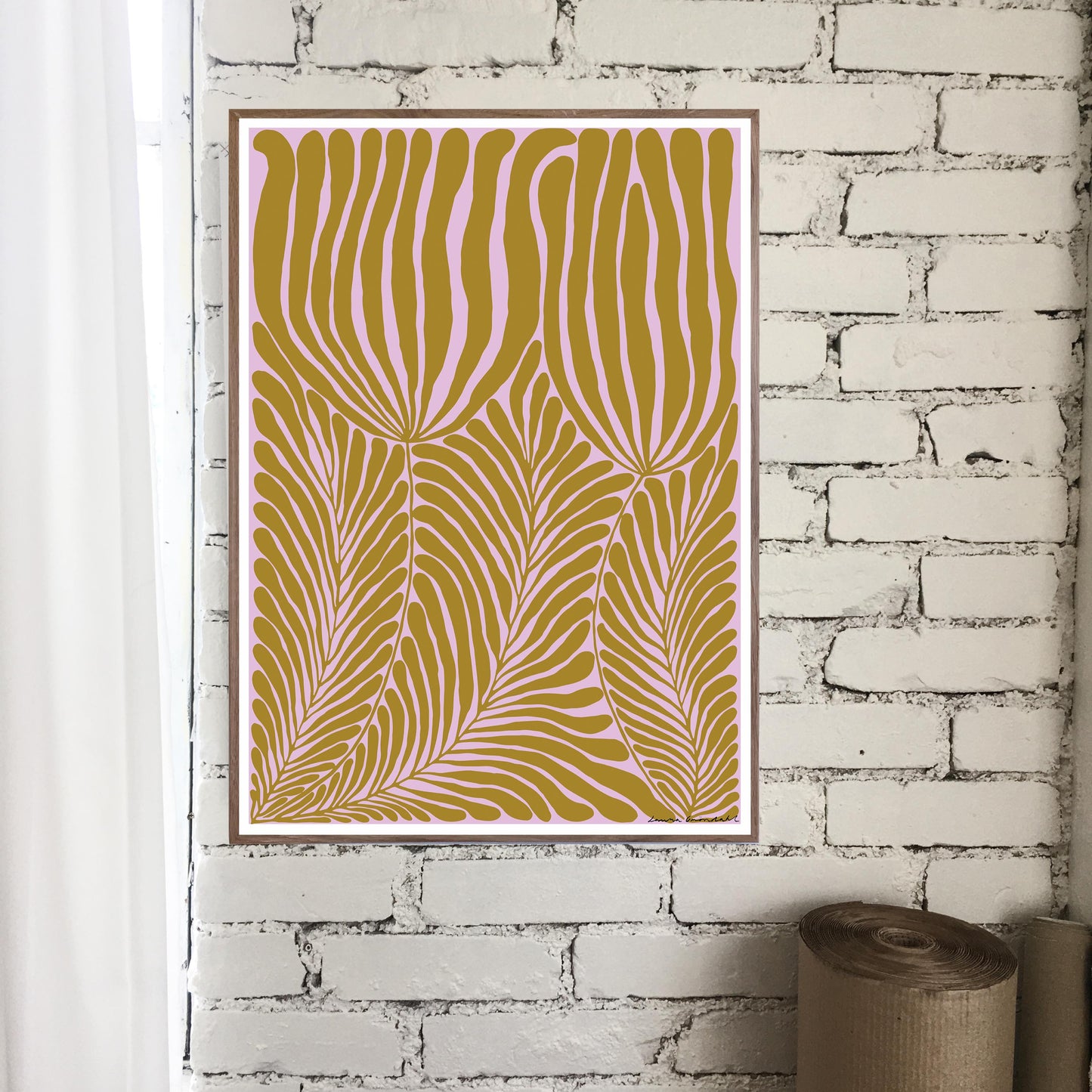 TOGETHER-POSTER, ROSA 50X70CM