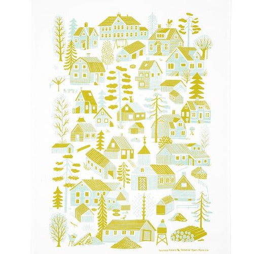 COTTAGE YELLOW KITCHEN TOWEL