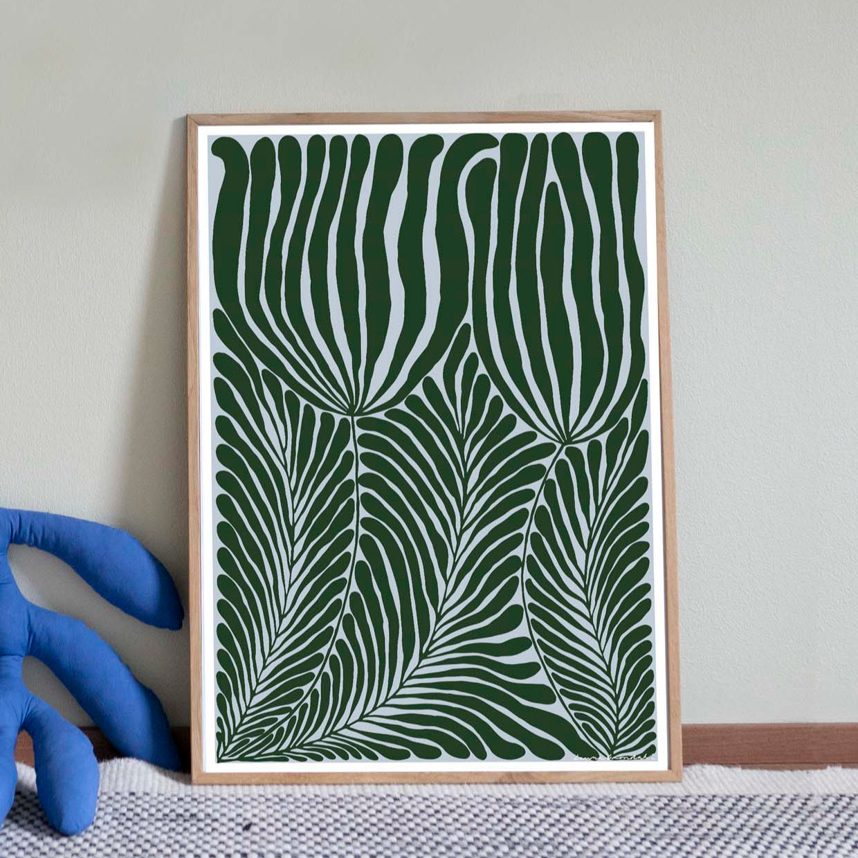 TOGETHER POSTER, GREEN 50x70CM