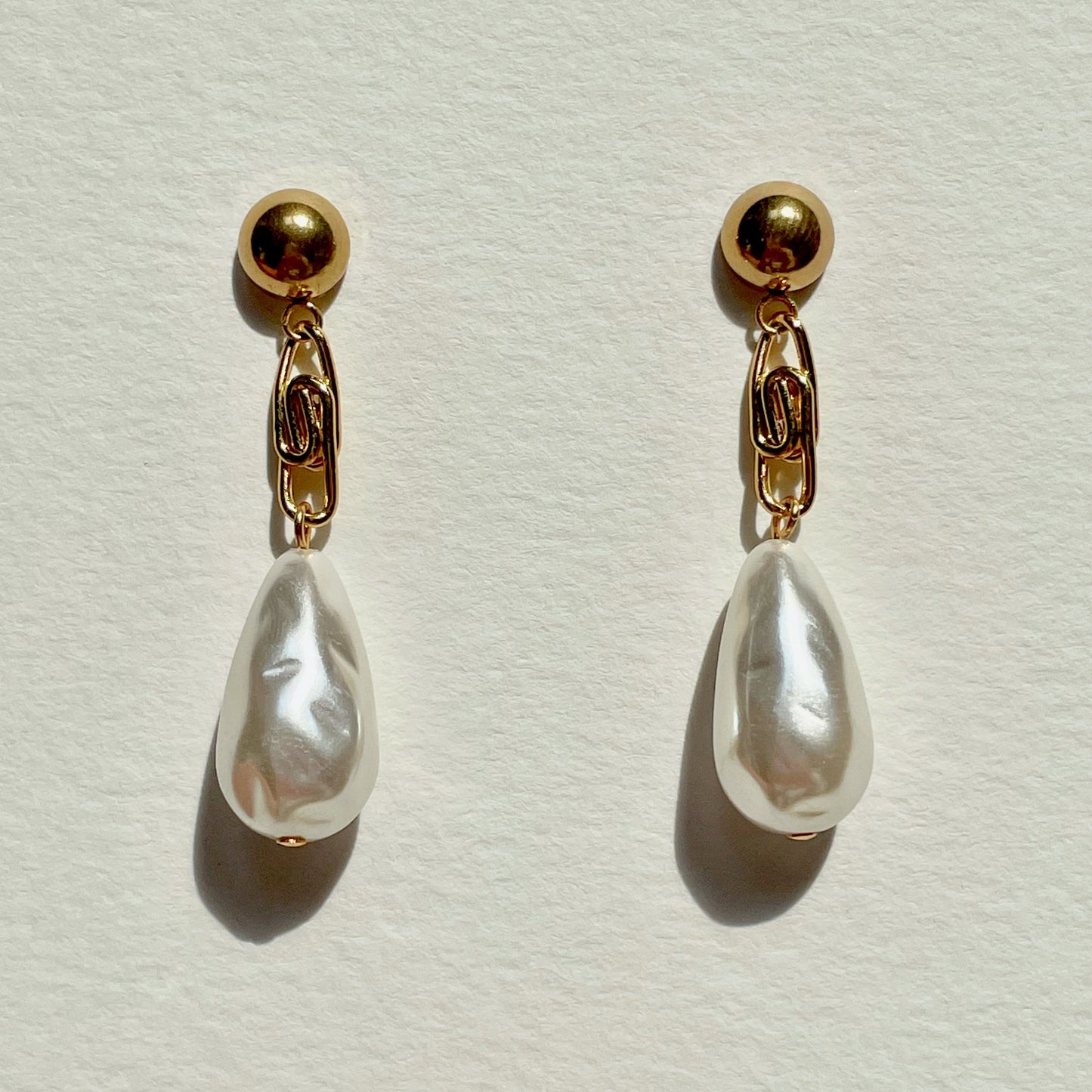 PEARL ON CHAIN GOLD MINI DROP -KORVAKORUT