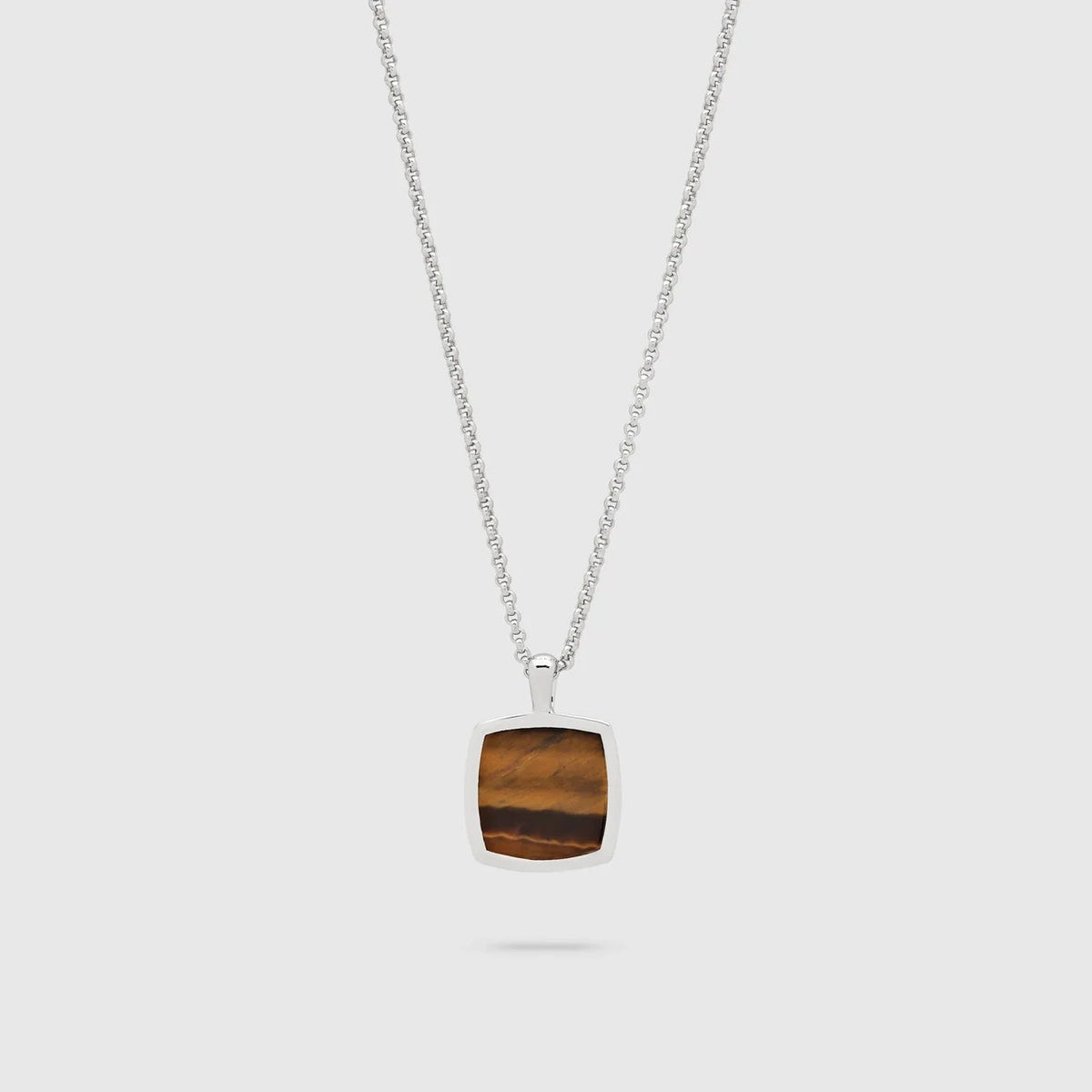 Cushion pendant Tiger Eye