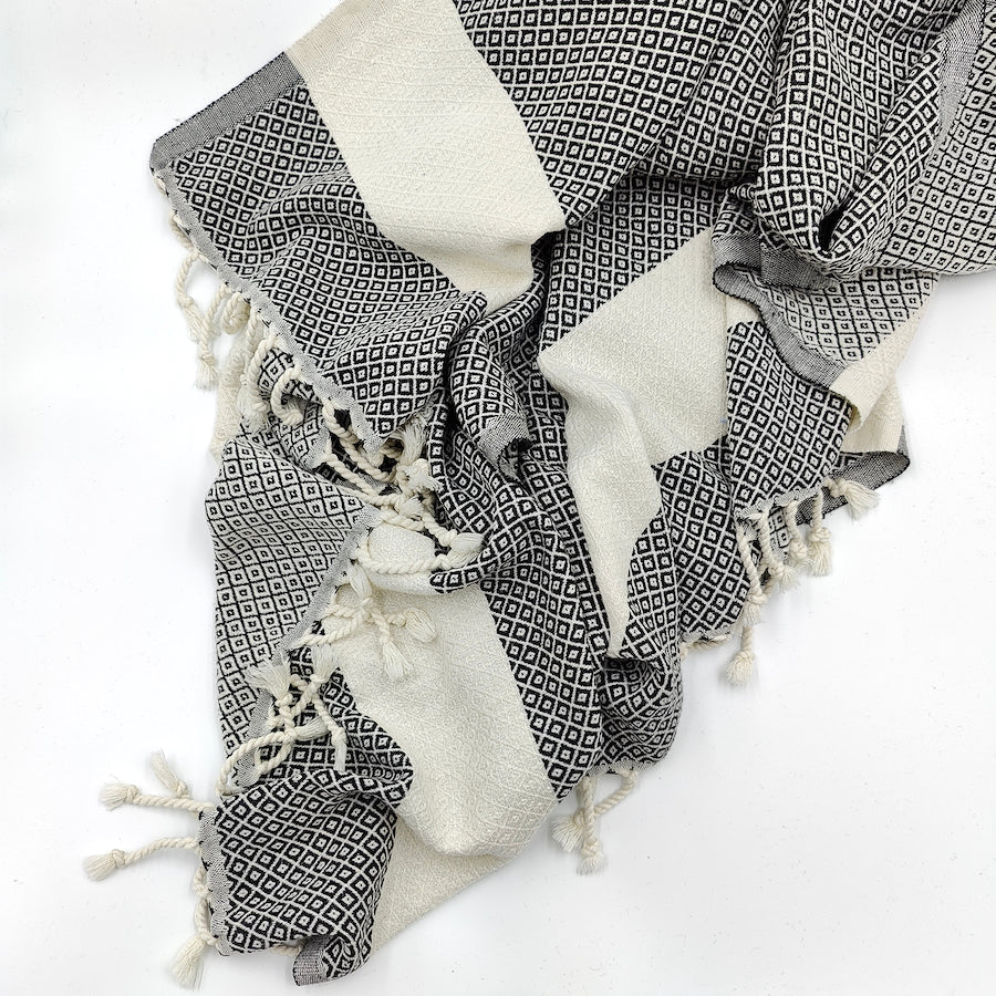 PIKKUKKALLIO BADETUCH, SCHWARZ