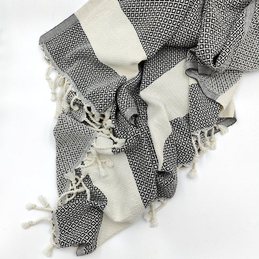 PIKKUKKALLIO BATH TOWEL, BLACK