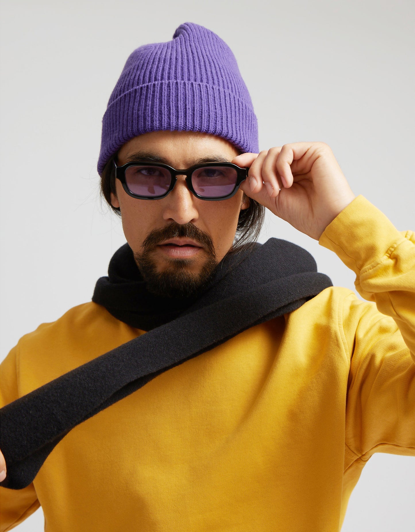 MERINO WOOL HAT, ULTRA VIOLET