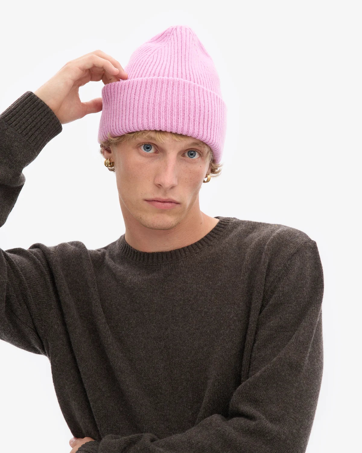 MERINO WOOL HAT, CHERRY BLOSSOM