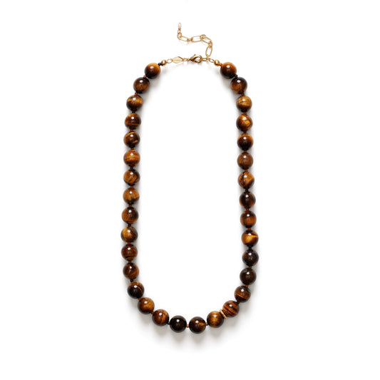 BALL NECKLACE, EYE OF THE TIGER