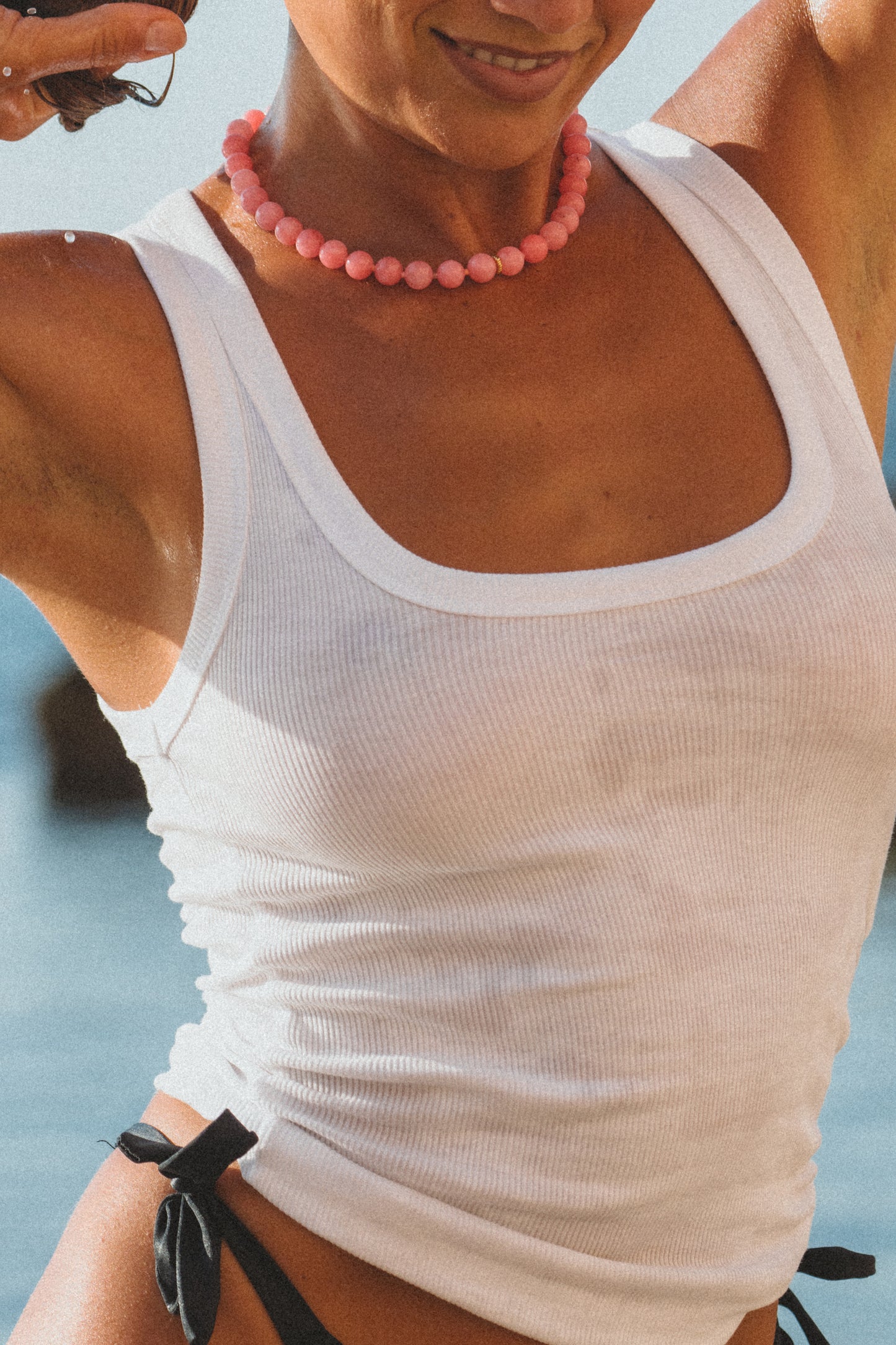 BALL NECKLACE, BUBBLEGUM