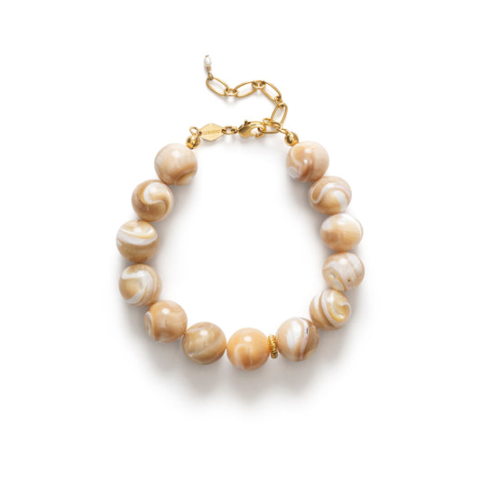 JETSET GEMS BRACELET, CREAM