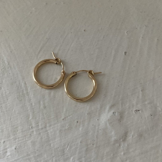 VIENNA HOOPS (recycled gilding)