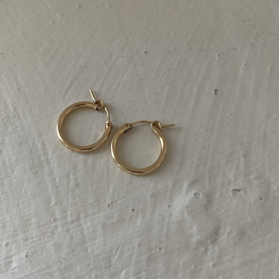 VIENNA HOOPS (recycled gilding)