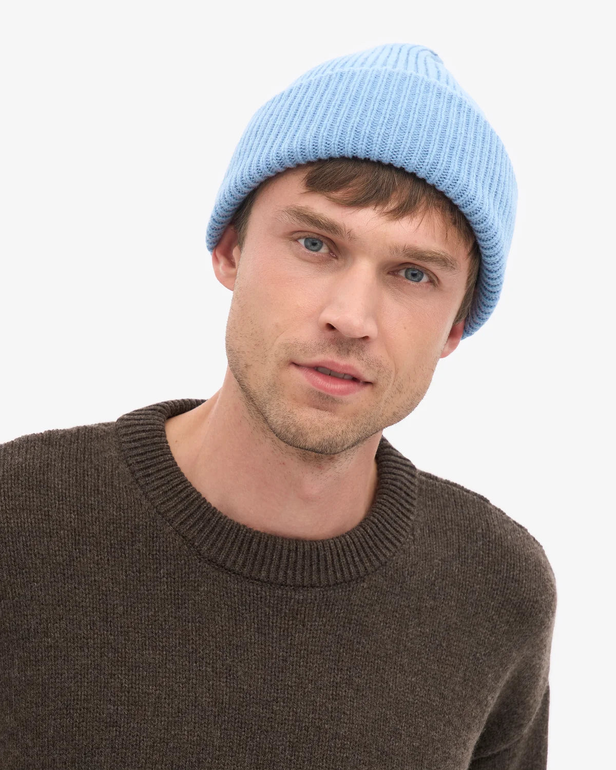 MERINO WOOL HAT, SEASIDE BLUE