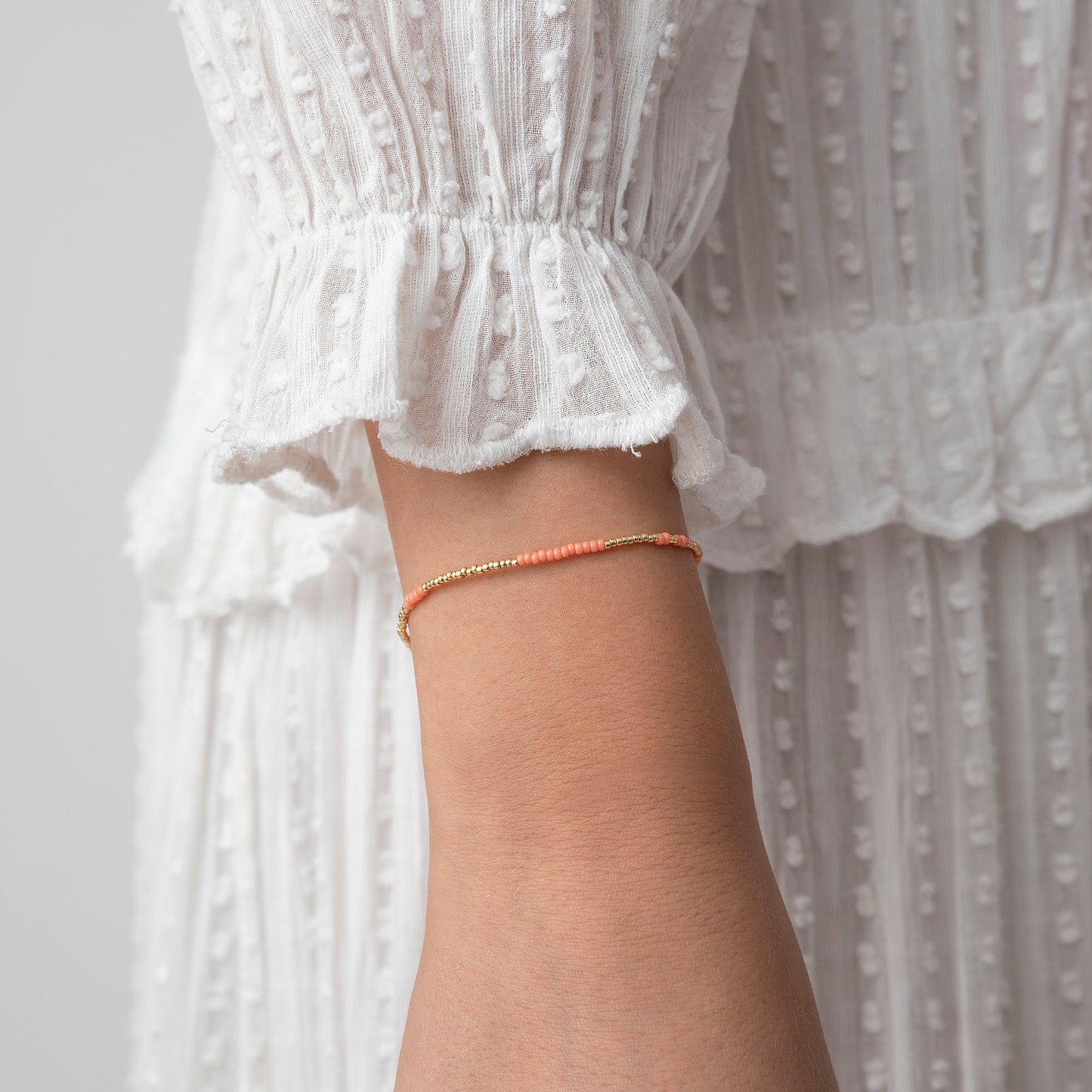 ASYM BRACELET, PEACH