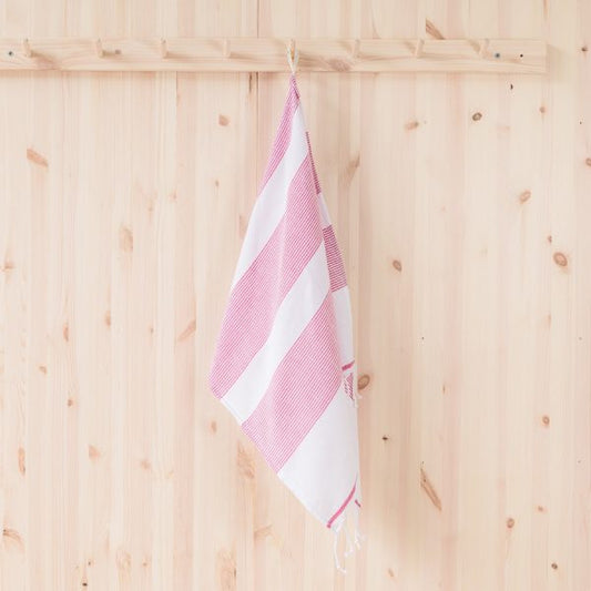 POUTA HAMAM - HAND TOWEL, PINK