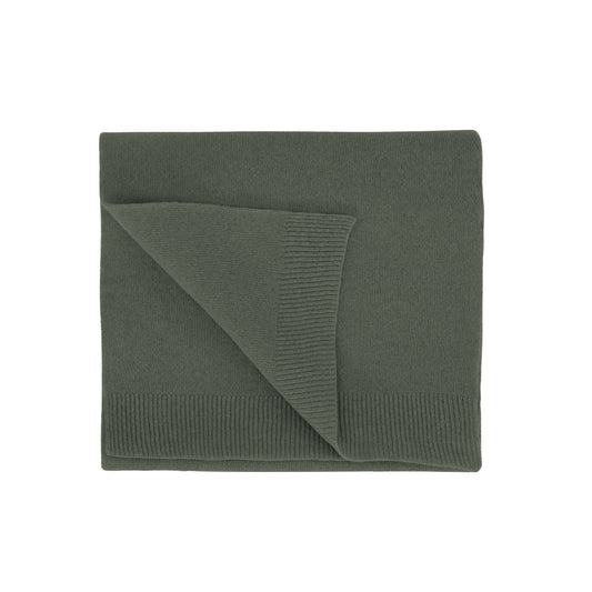 MERINO WOOL SCARF, DUSTY OLIVE