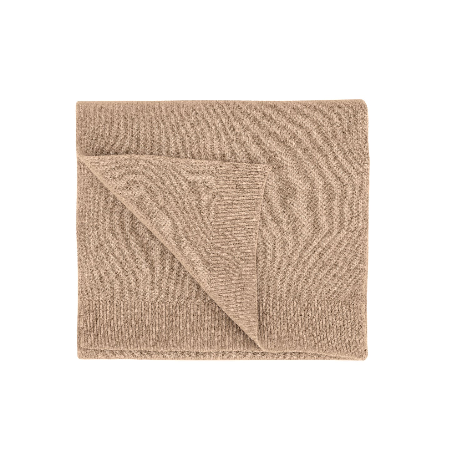 MERINO WOOL SCARF, HONEY BEIGE