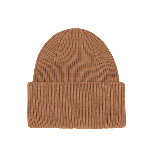 MERINO WOOL HAT, SAHARA CAMEL