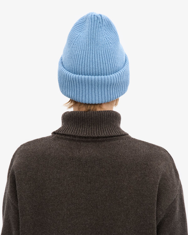 MERINO WOOL HAT, SEASIDE BLUE