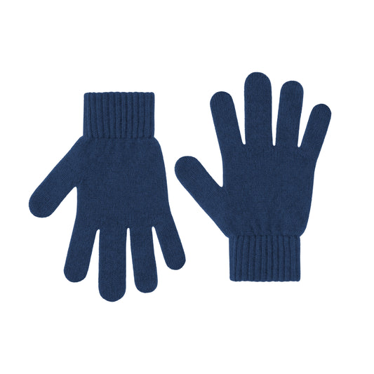 MERINO WOOL GLOVES, MERINO BLUE