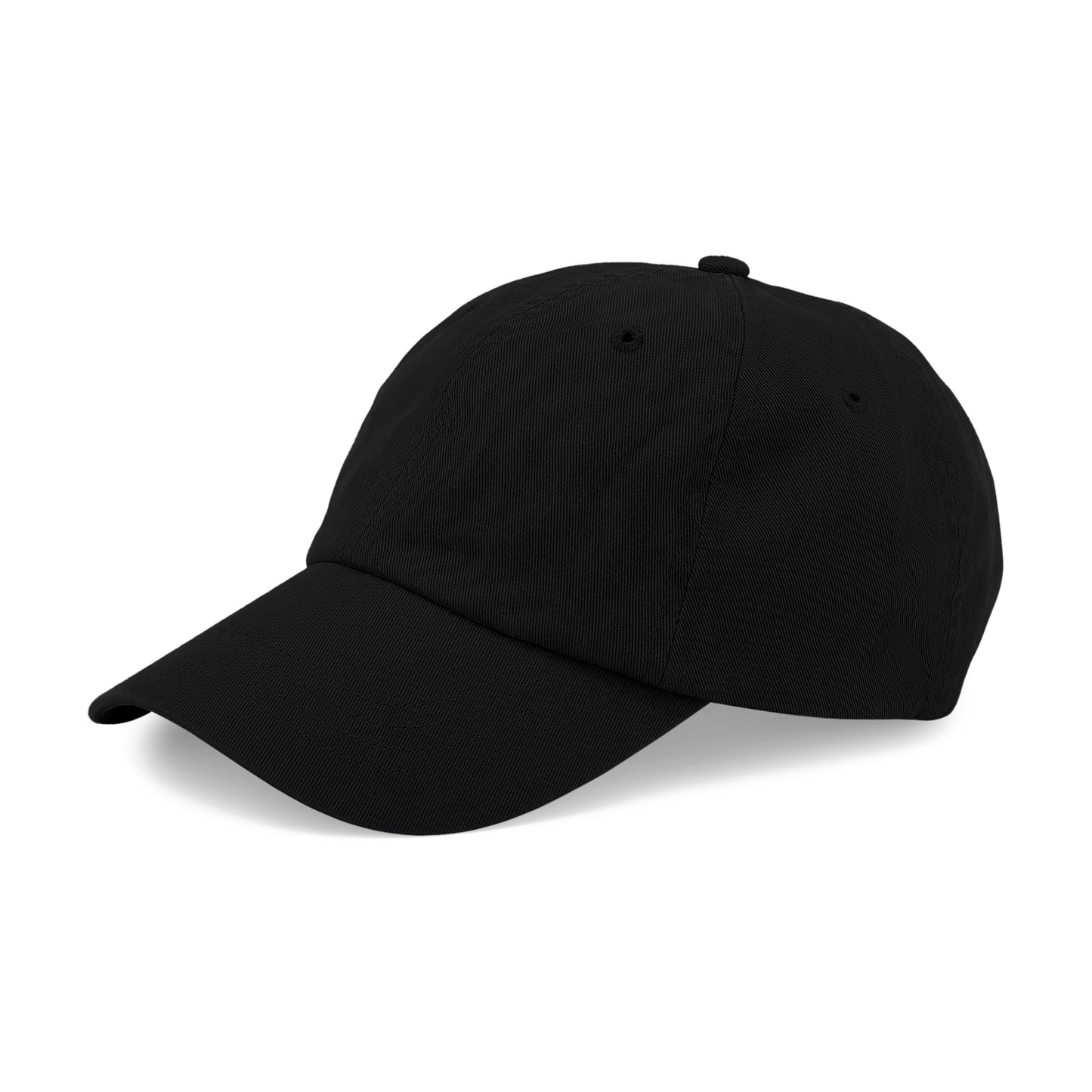 ORGANIC COTTON CAP, DEEP BLACK