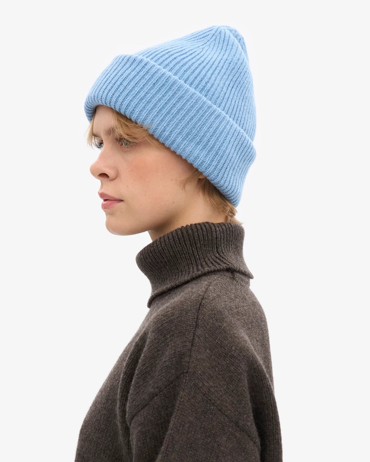 MERINO WOOL HAT, SEASIDE BLUE