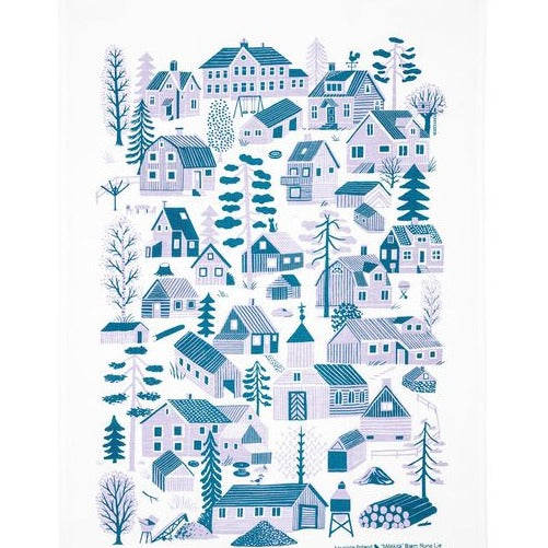COTTAGE BLUE KITCHEN TOWEL