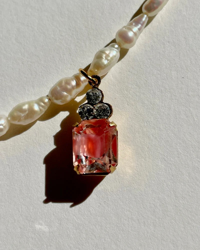 HEART PENDANT PEARL -KAULAKORU