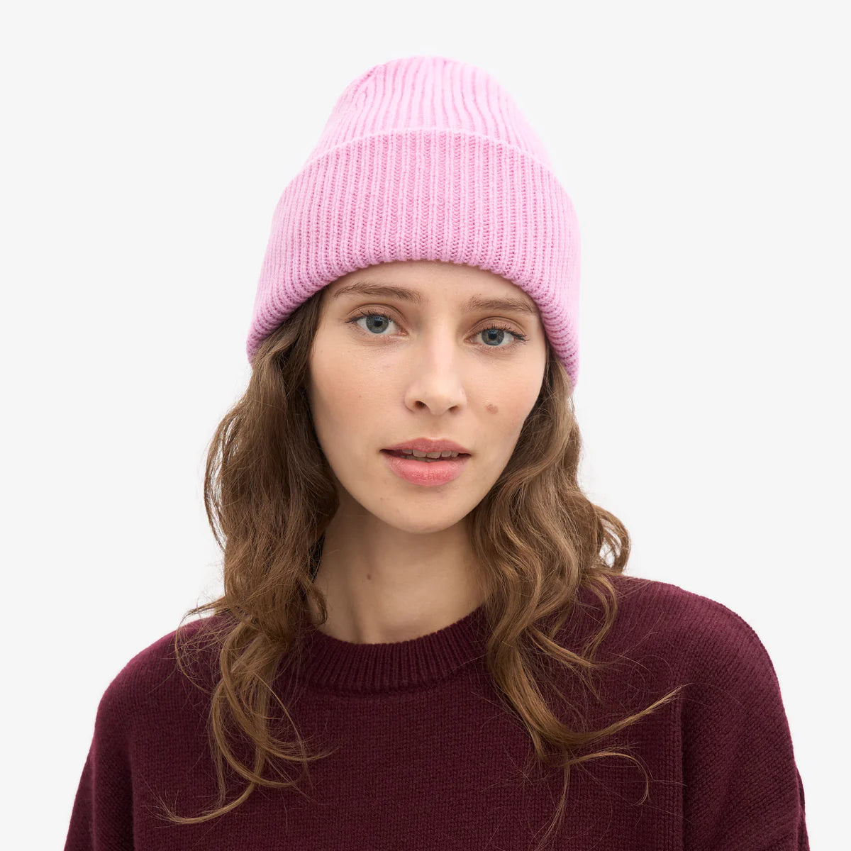 MERINO WOOL HAT, CHERRY BLOSSOM