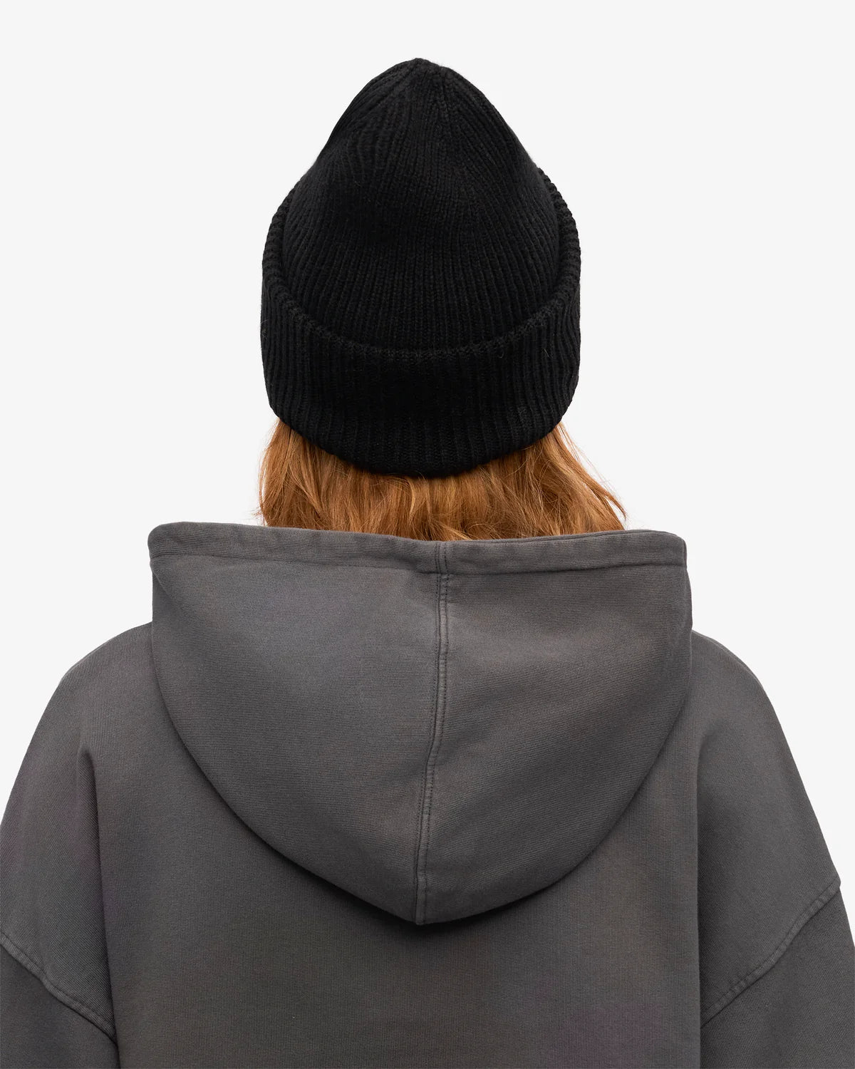 MERINO WOOL HAT, DEEP BLACK