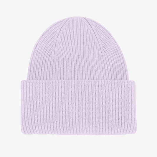 MERINO WOOL HAT, SOFT LAVENDER