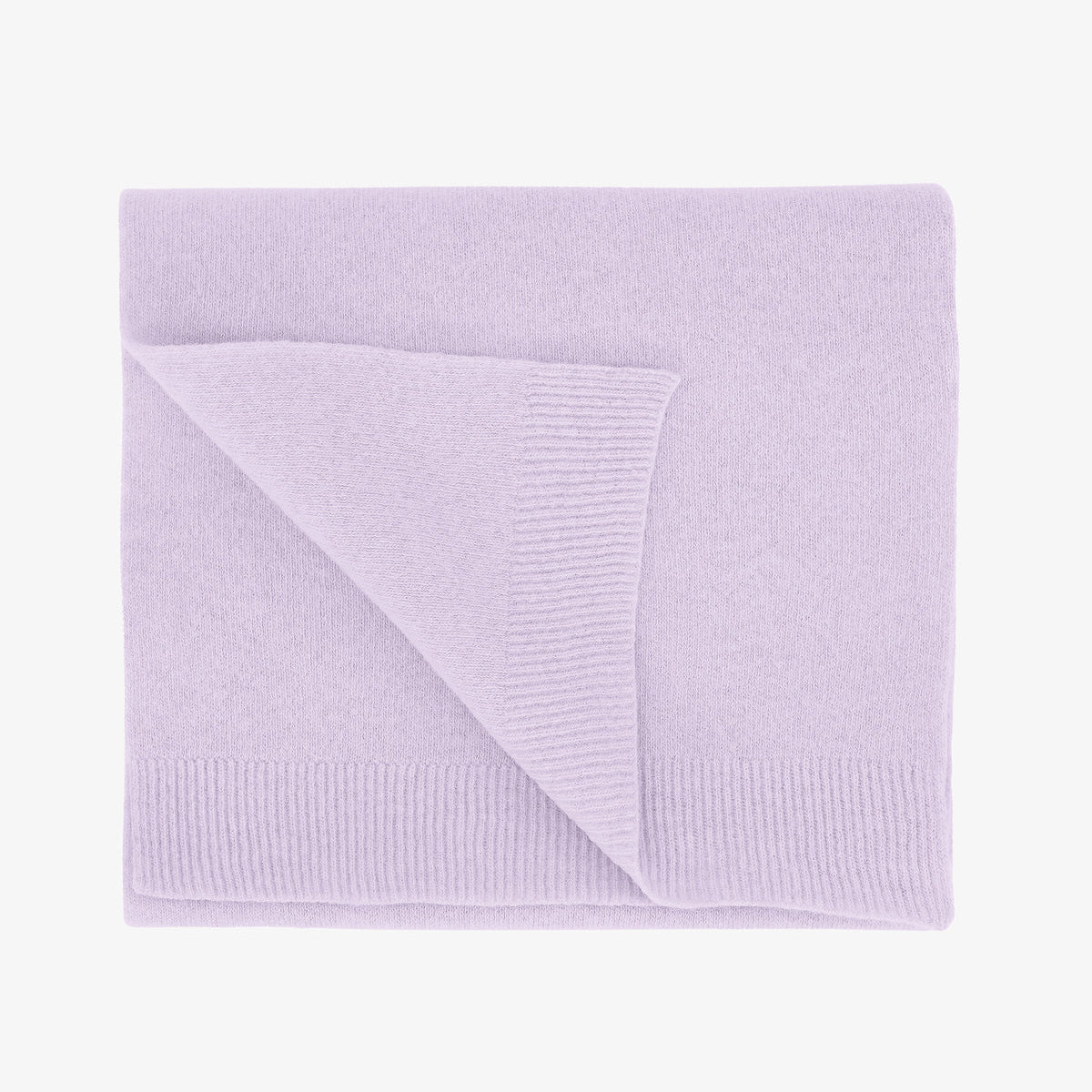 MERINO WOOL SCARF, SOFT LAVENDER