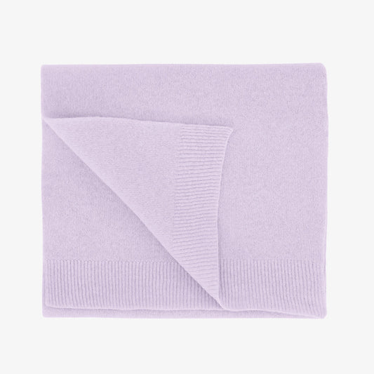 MERINO WOOL SCARF, SOFT LAVENDER