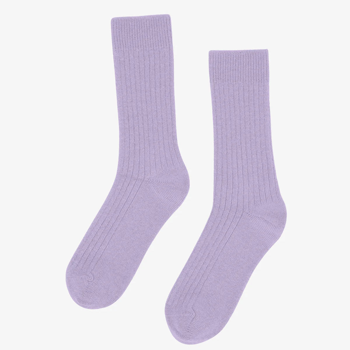 MERINO WOOL BLEND SOCK, SOFT LAVENDER