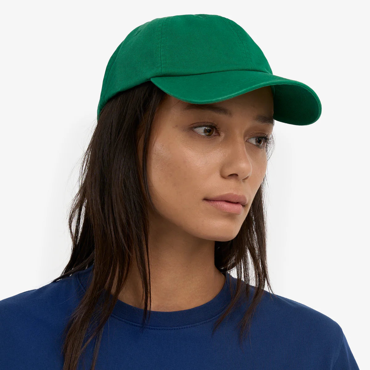 ORGANIC COTTON CAP, KELLY GREEN