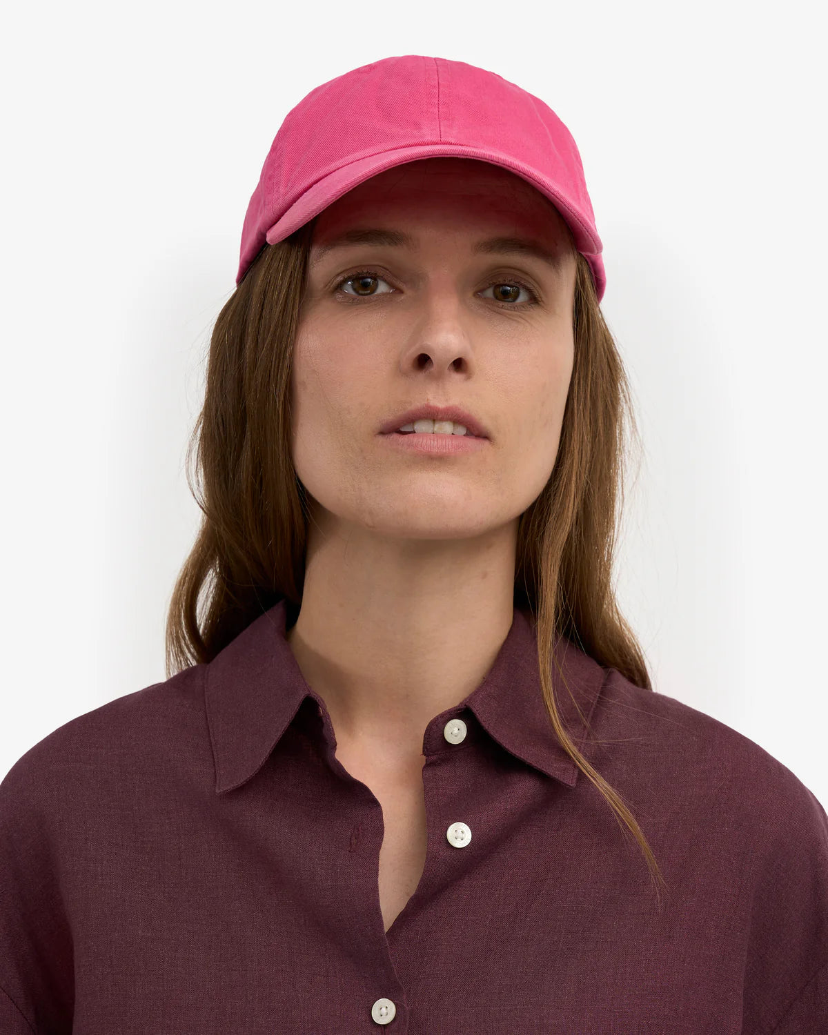 ORGANIC COTTON CAP, BUBBLEGUM PINK