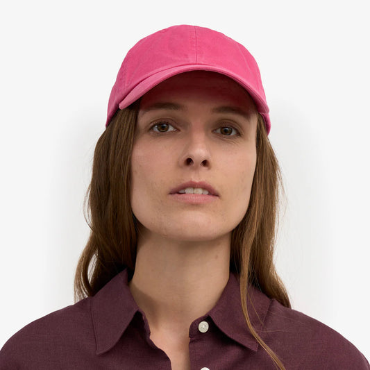 ORGANIC COTTON CAP, BUBBLEGUM PINK