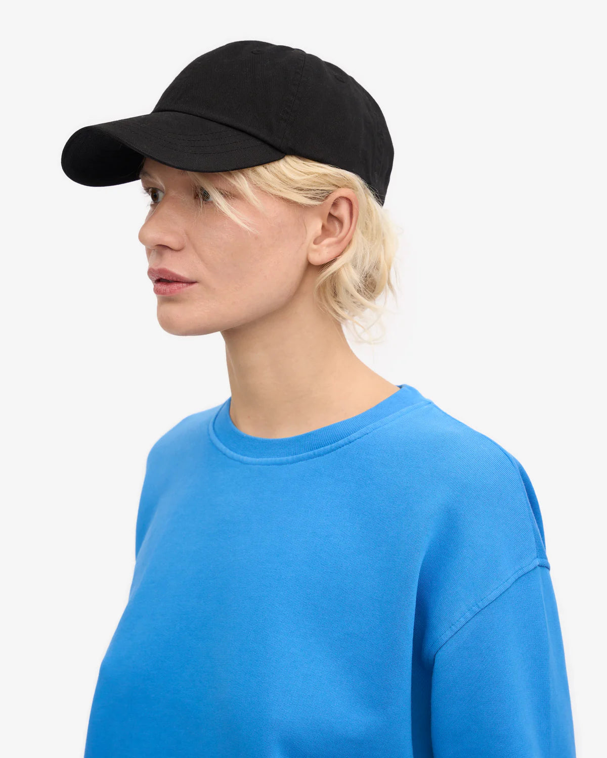 ORGANIC COTTON CAP, DEEP BLACK