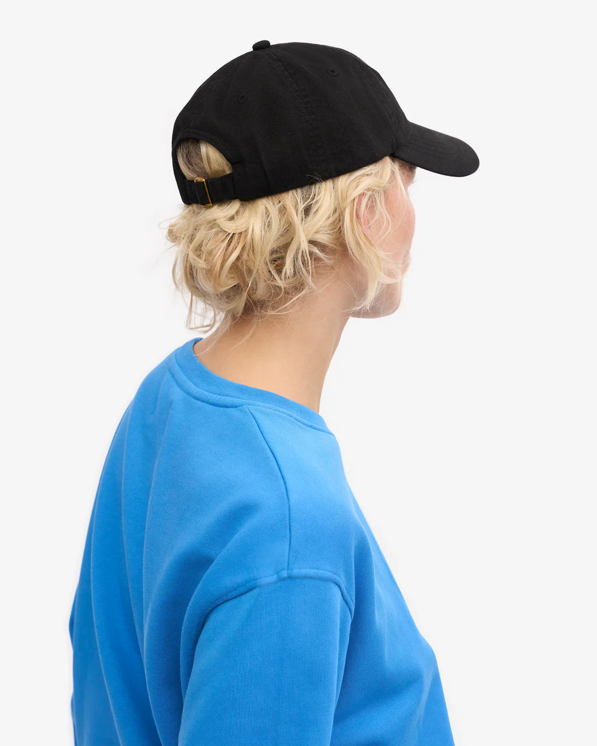 ORGANIC COTTON CAP, DEEP BLACK