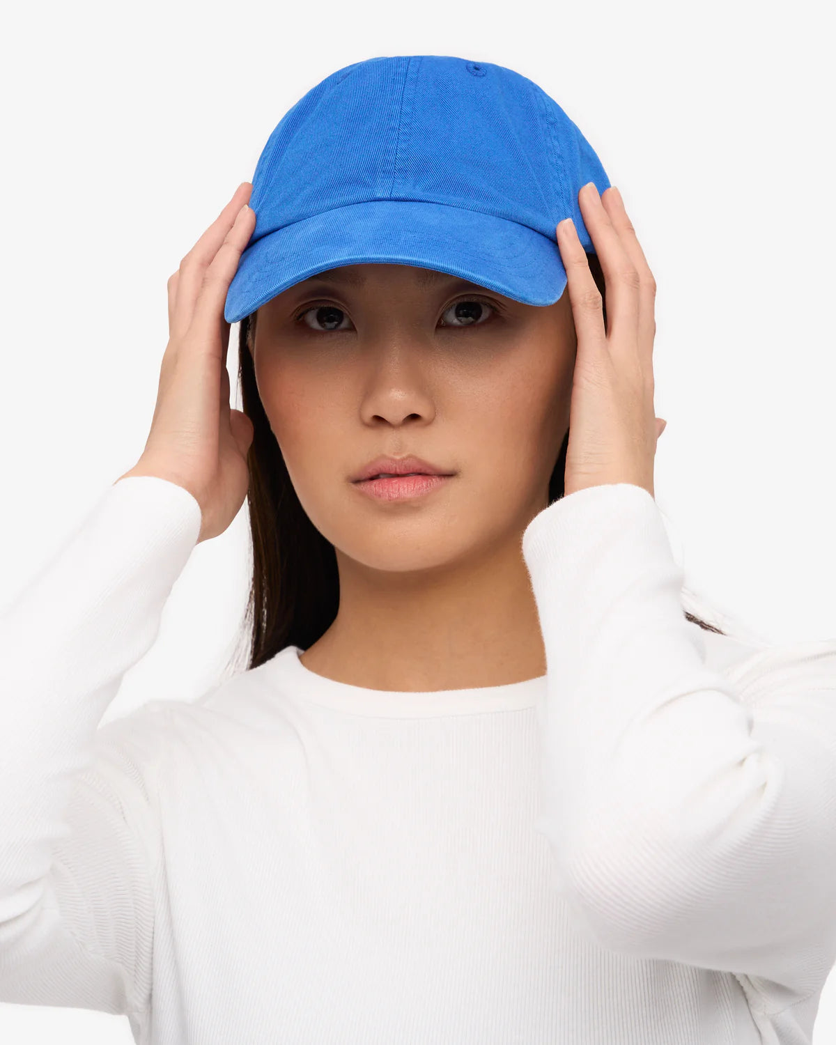 ORGANIC COTTON CAP, PACIFIC BLUE