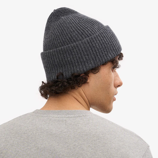 MERINO WOOL HAT, LAVA GREY