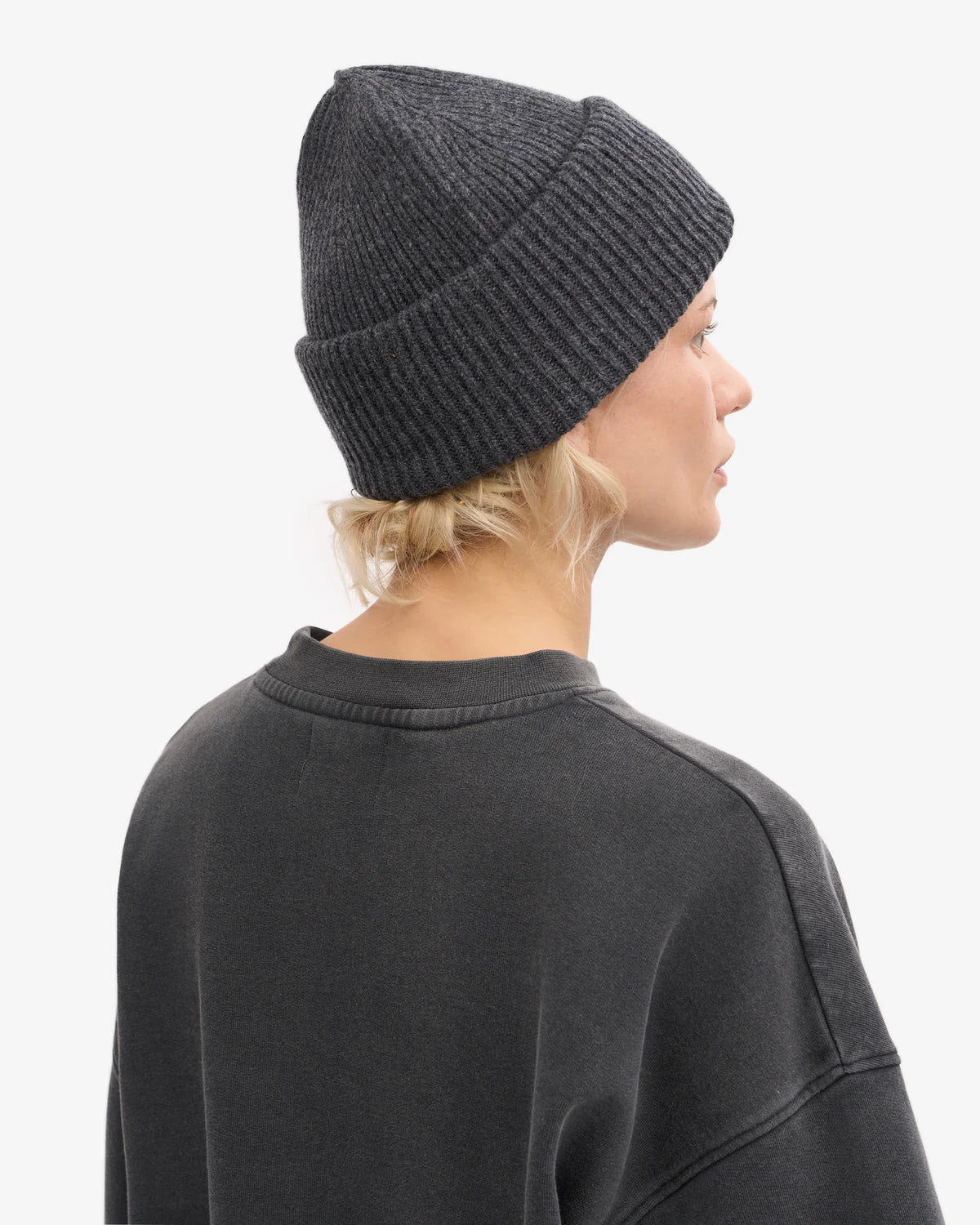 MERINO WOOL HAT, LAVA GREY