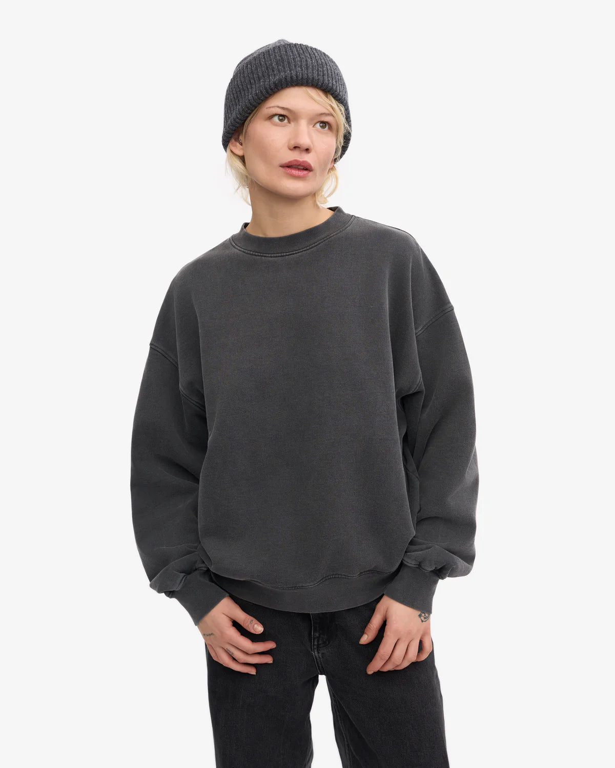 MERINO WOOL HAT, LAVA GREY