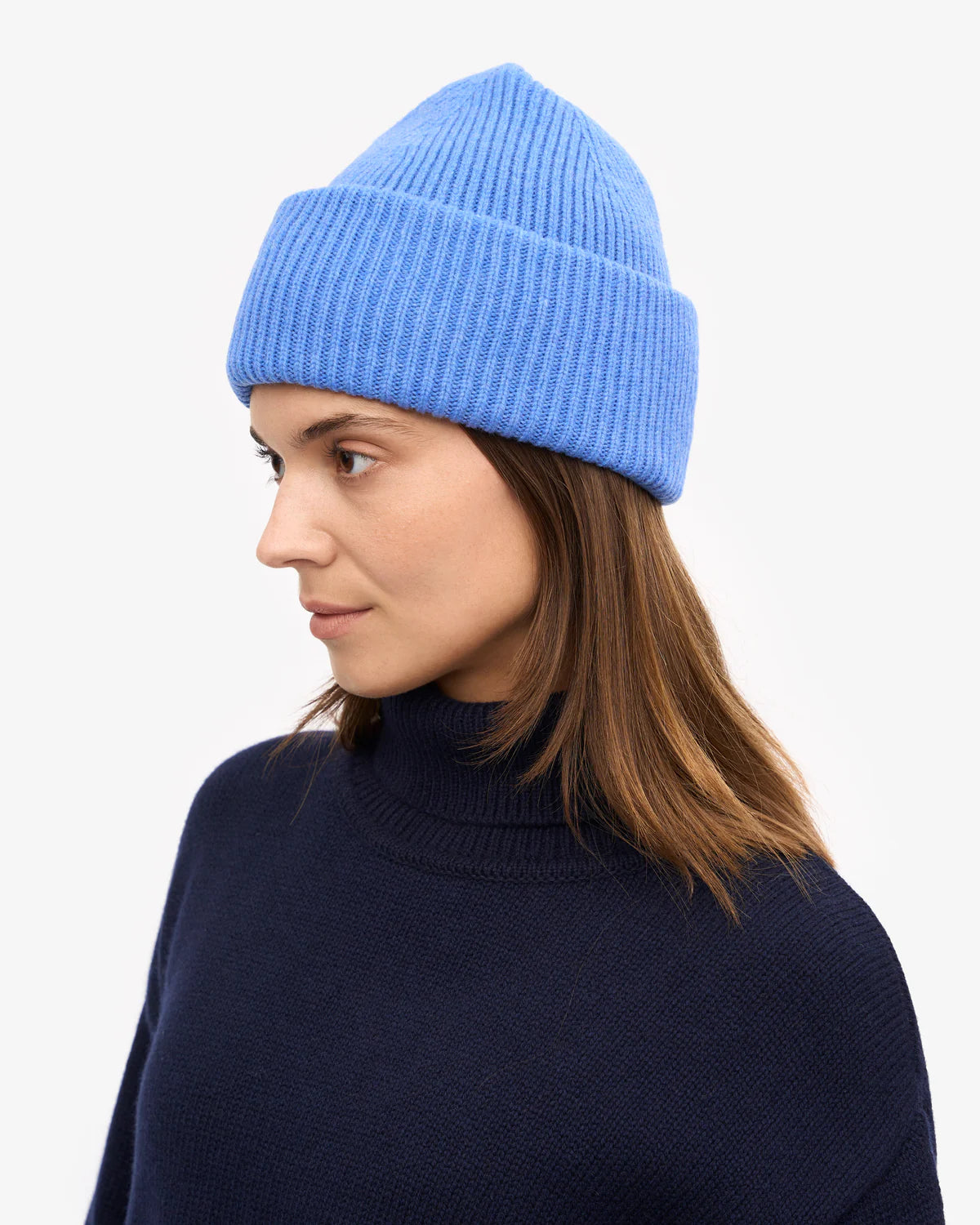 MERINO WOOL HAT, PACIFIC BLUE