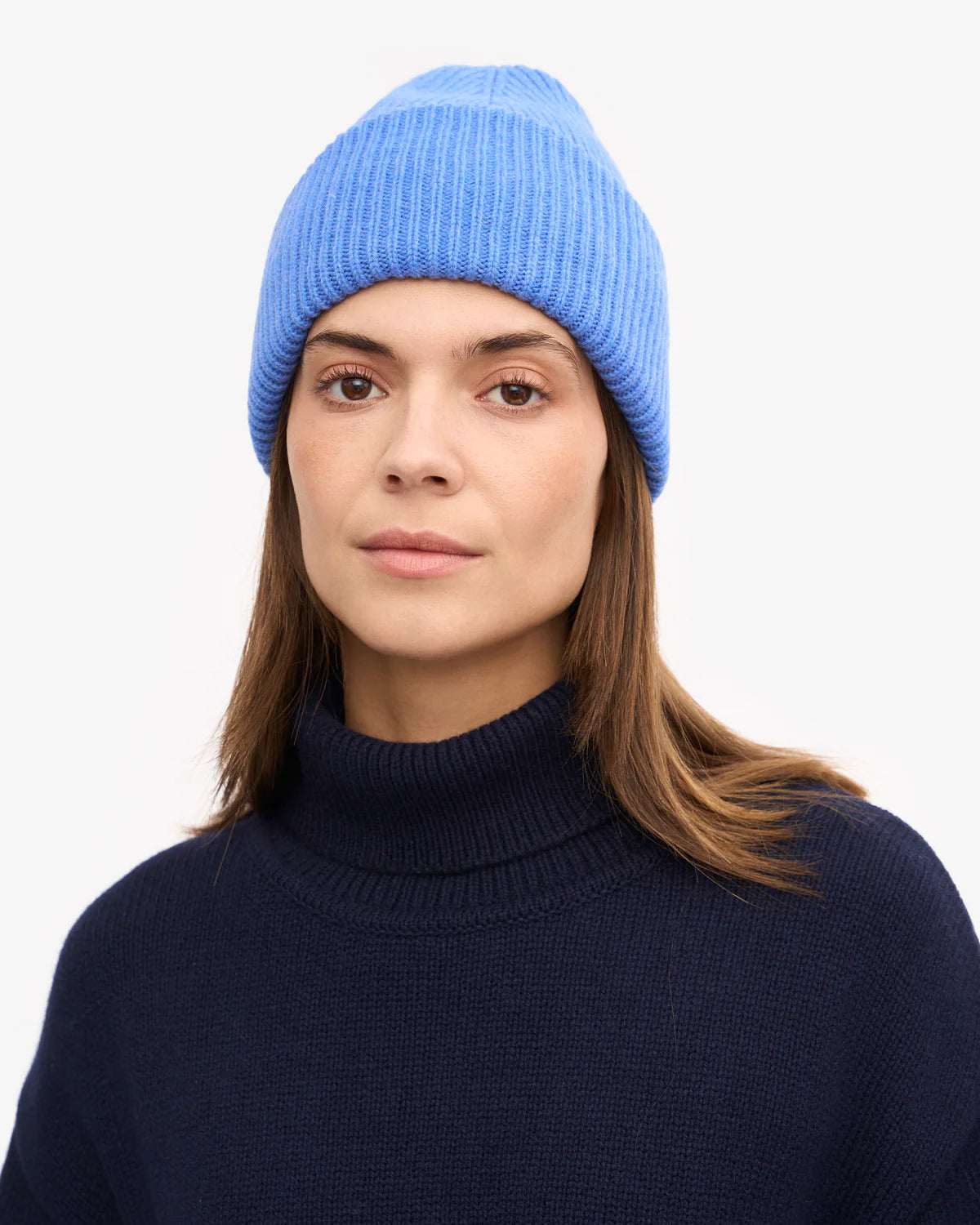 MERINO WOOL HAT, PACIFIC BLUE