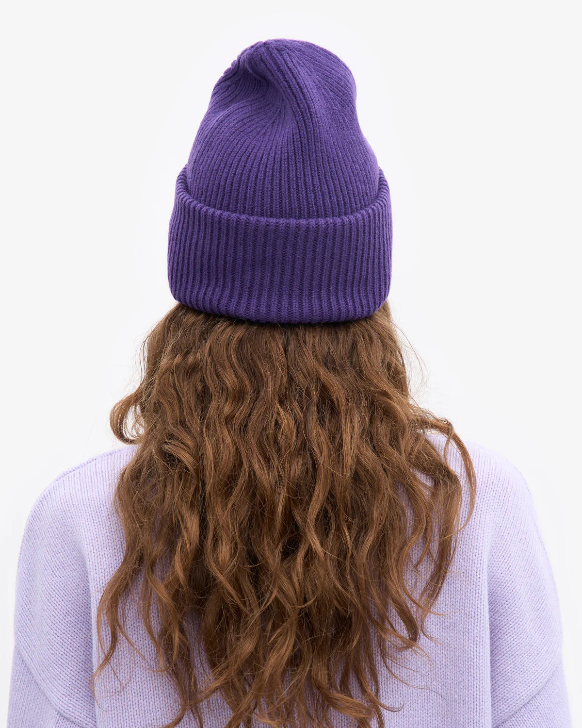 MERINO WOOL HAT, ULTRA VIOLET